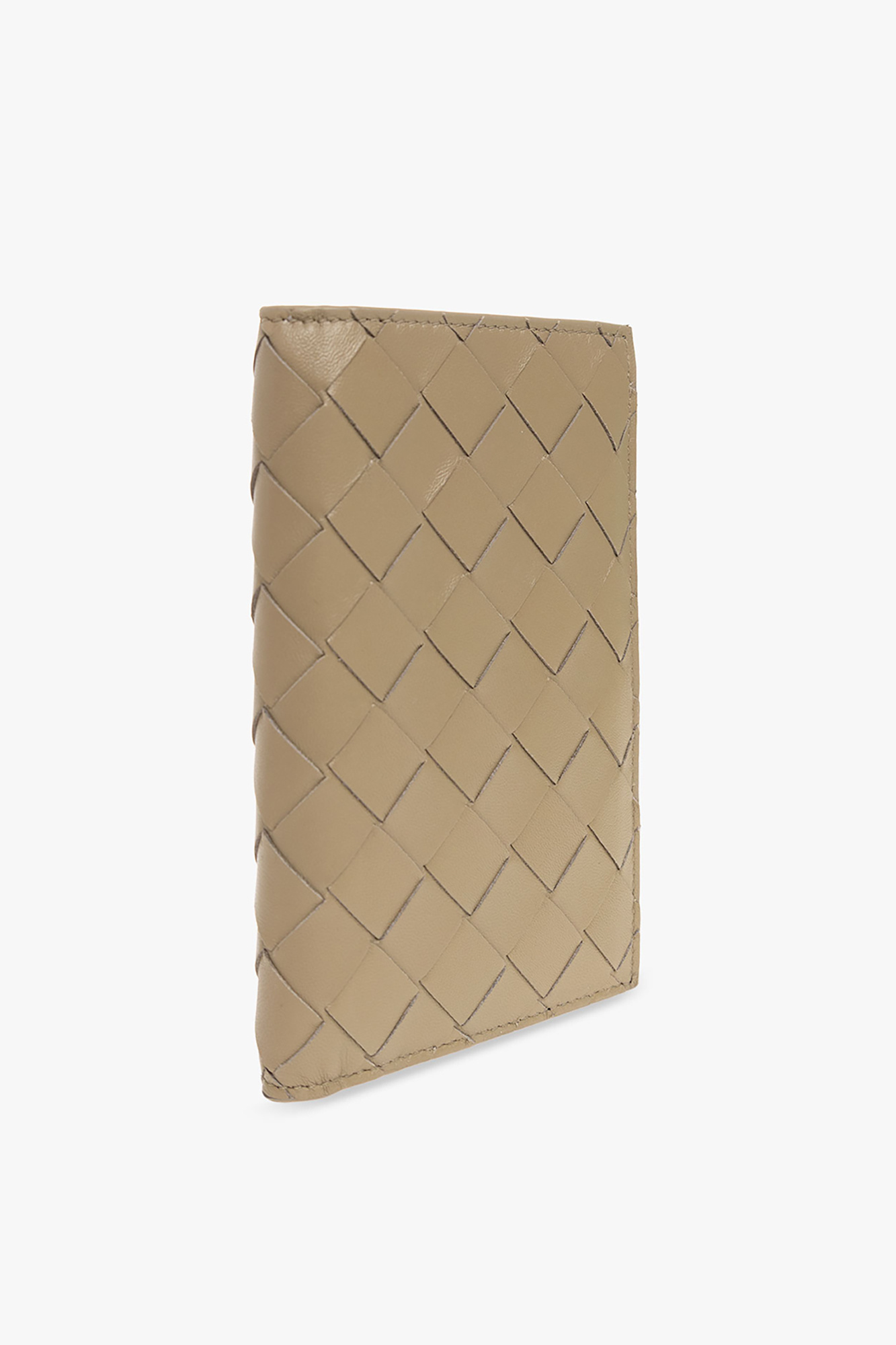 Beige Leather wallet Bottega Veneta - Vitkac France
